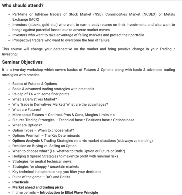 Avadhut Sathe - Futures and Options Made Easy (FOME)-Premium - Image 4