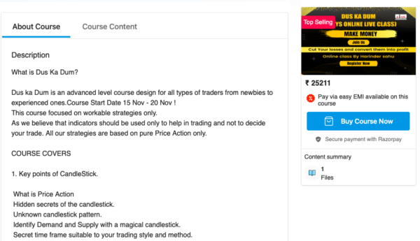 Kingreserch Pro Trading Program Dus ka Dum Course 2021 Download-Premium - Image 8