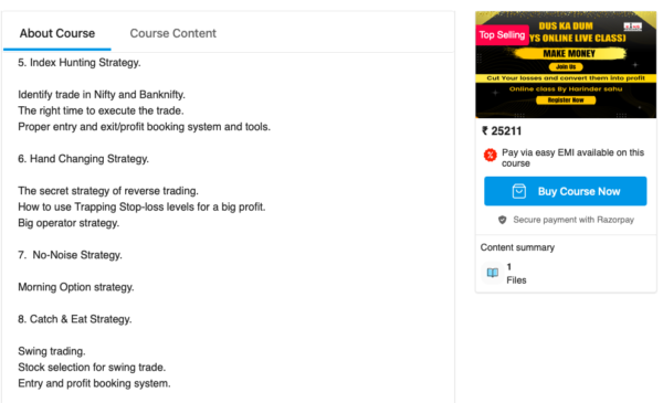 Kingreserch Pro Trading Program Dus ka Dum Course 2021 Download-Premium - Image 6