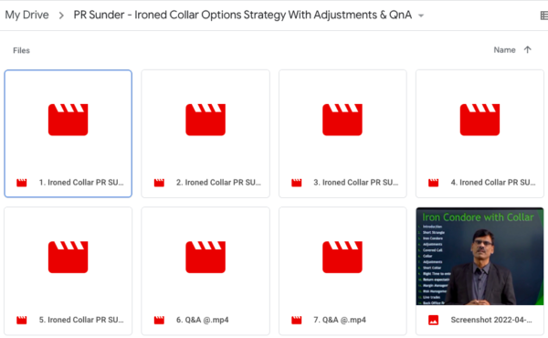 PR Sundar Ironed Collar Options Strategy With Adjustments 2021-22-Premium - Image 3
