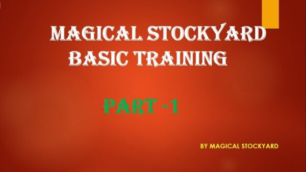 MAGICAL Stockyard TRADING COURSE-Premium