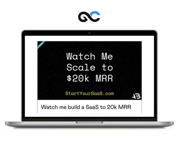 Alex Berman - Watch me build a SaaS to 20k MRR - premium Courses