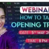 Opening Trade Webinar by Ammu Mahadevan