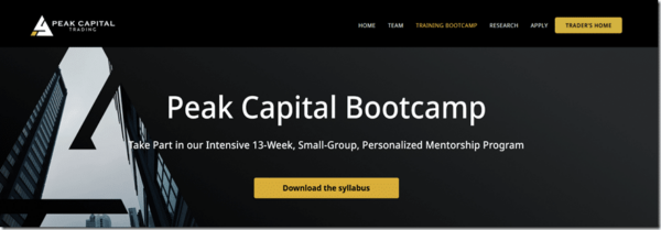 Peak Capital Trading Bootcamp – Andrew Aziz