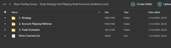 Opestrading Group – Scalp Strategy and Flipping Small Accounts