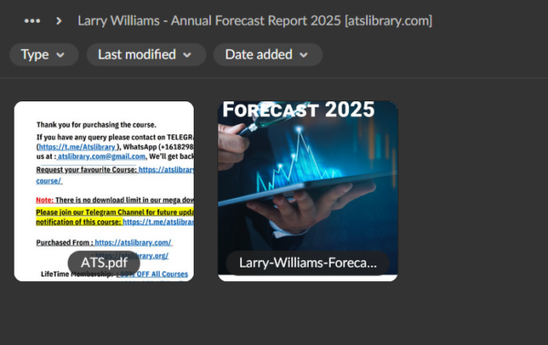 Larry Williams – Annual Forecast Report 2025 - Image 2