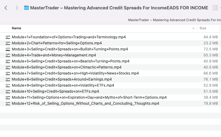 Master Trader - Mastering Advanced Credit Spreads For Income 2 Master Trader - Mastering Advanced Credit Spreads For Income - Image 2
