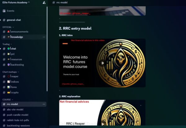 Elite Futures Academy ( E F A ) – RRC Trading Model - Image 3