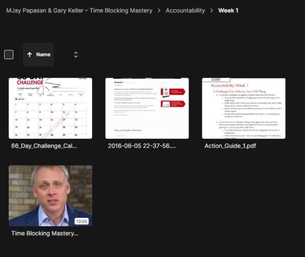 MJay Papasan & Gary Keller – Time Blocking Mastery - Image 4