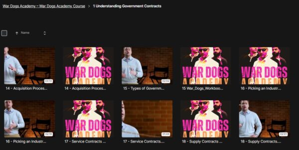 War Dogs Academy – Become a Successful Government Contractor - Image 3