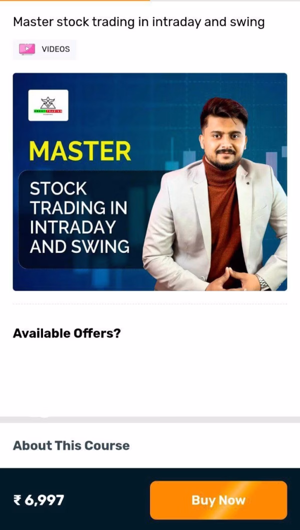 Abhay Trading Course Master Stock Trading in Intraday and Swing