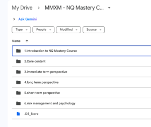 MMXM TRADER NQ MASTERY COURSE 2025