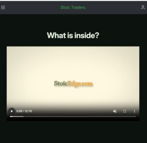 Stoic Traders – Content Bundle – 4 Trading Courses​