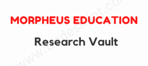 Morpheus Education - Research Vault