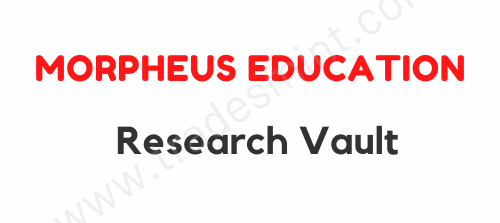Morpheus Education - Research Vault 1 Morpheus Education - Research Vault