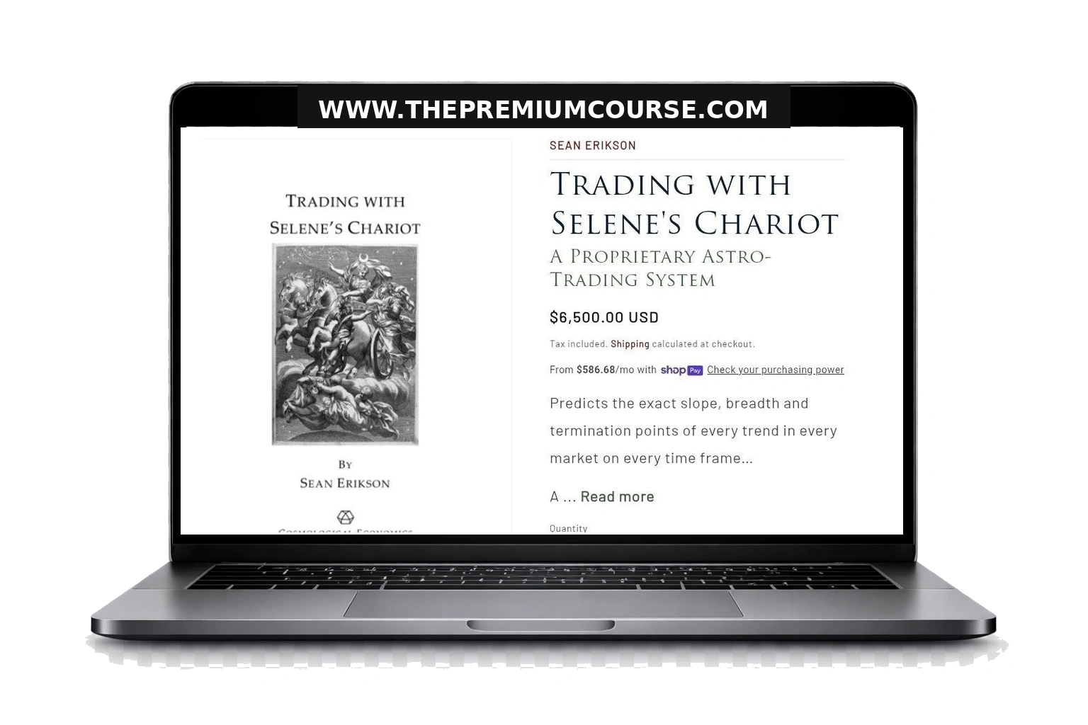 Trading with Selene Chariot - Sean Erikson 1 Trading with Selene Chariot - Sean Erikson