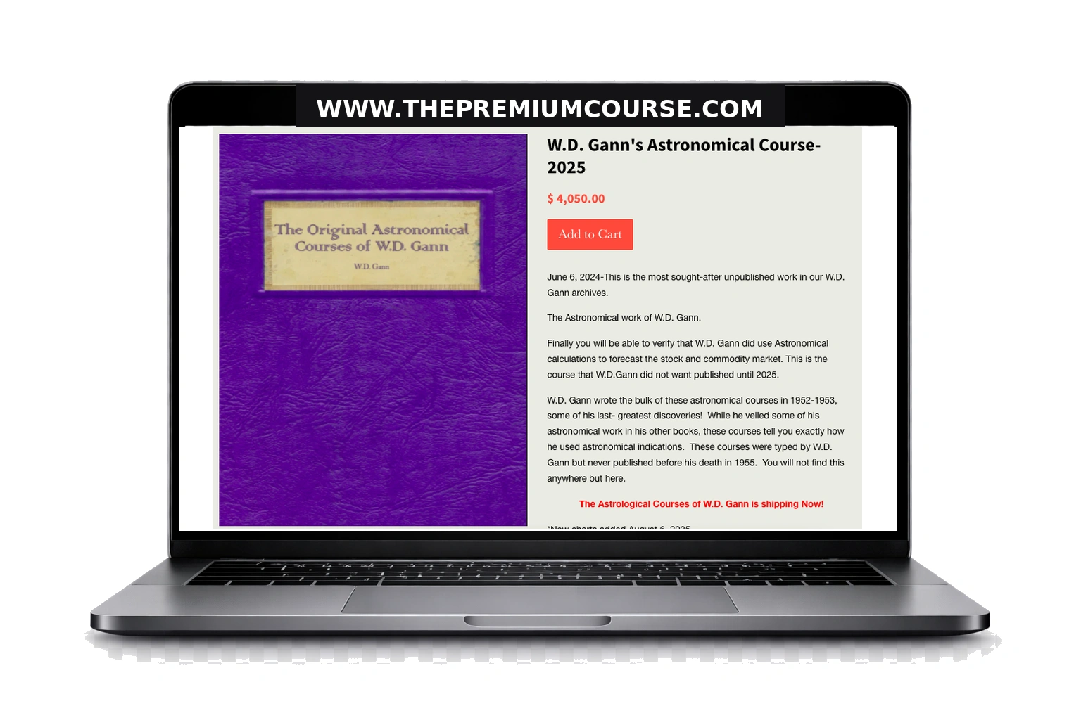 W.D. Gann's Astronomical Course-2025 1 W.D. Gann's Astronomical Course-2025