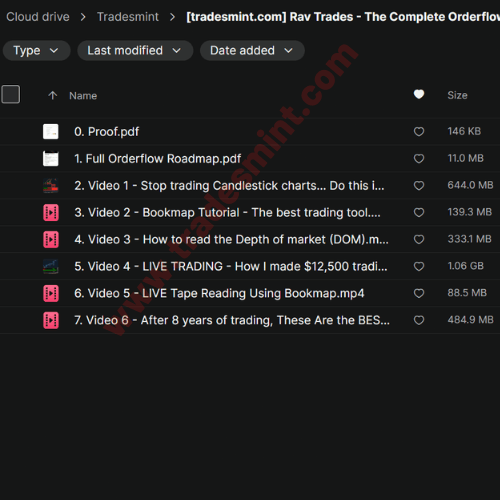 Rav Trades - The Complete Orderflow Roadmap 2 Rav Trades - The Complete Orderflow Roadmap - Image 2