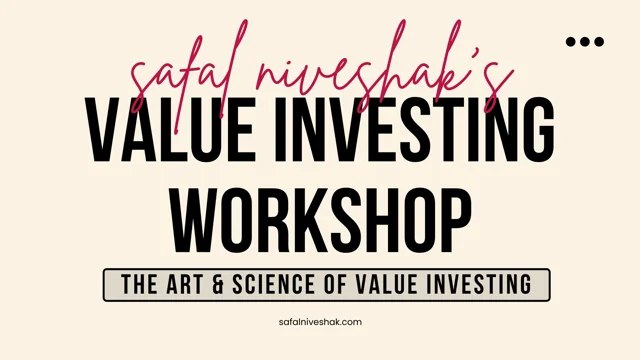 SAFAL NIVESHAK INVESTING WORKSHOPS