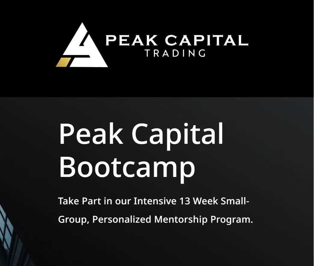 Peak Capital Trading Bootcamp – Andrew Aziz and Peak Capital Team Course